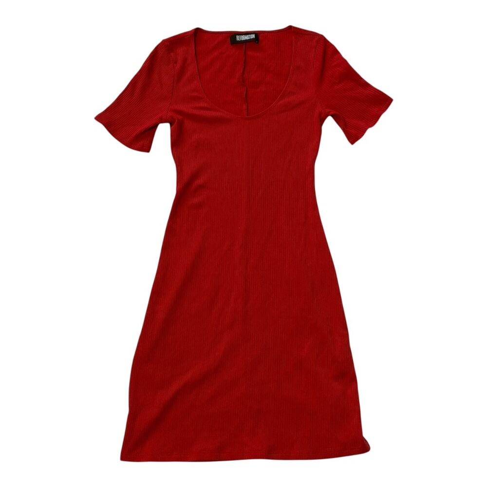 Reformation Mini Dress - Short Sleeve Mini - Sz Small - Cocktail Party Classic